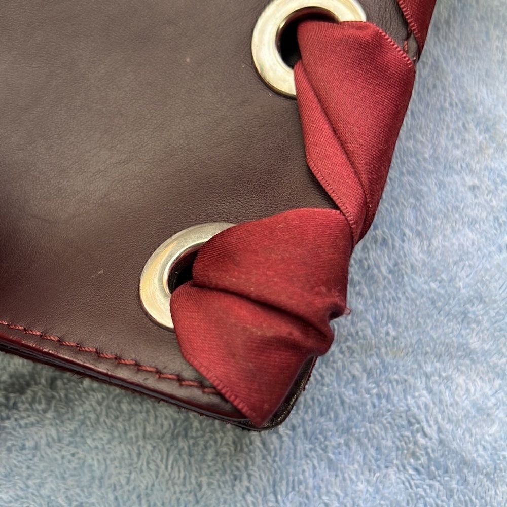 Topshop Leather and Ribbon Crossbody Bag - Picture 10 of 14